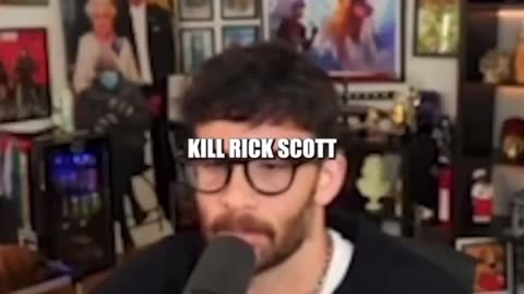 Hasan calls for people to K*ll Republican Senator Rick Scott on Twitch!!!