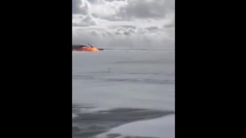 Delta plane crashes and flipped at Toronto Pearson airport