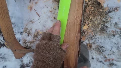 This is one hard peice of wood. (short)