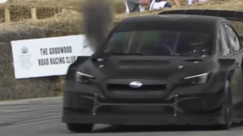 Subaru WRX 2024, Stage 4, Project Midnight A 670hp Monster Unleashed at Goodwood, burning tire