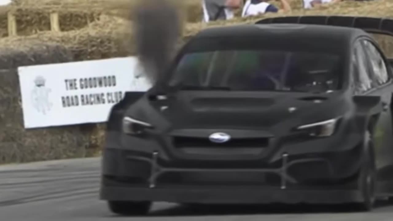 Subaru WRX 2024, Stage 4, Project Midnight A 670hp Monster Unleashed at Goodwood, burning tire