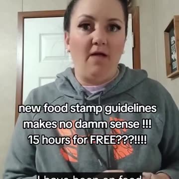 13 years on food stamps and will not get a job