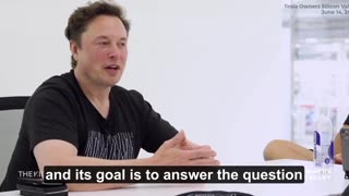 🔴 Elon Musk: "Ho trovato un significato della vita nell'idea che dovremmo..."