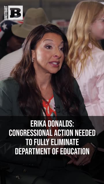 Erika Donalds: Congressional Action Needed to Fully Eliminate Dept. of Education