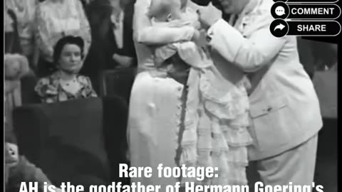 The baptism of Reichsfeldmarschalls Hermann Goering's daughter Edda