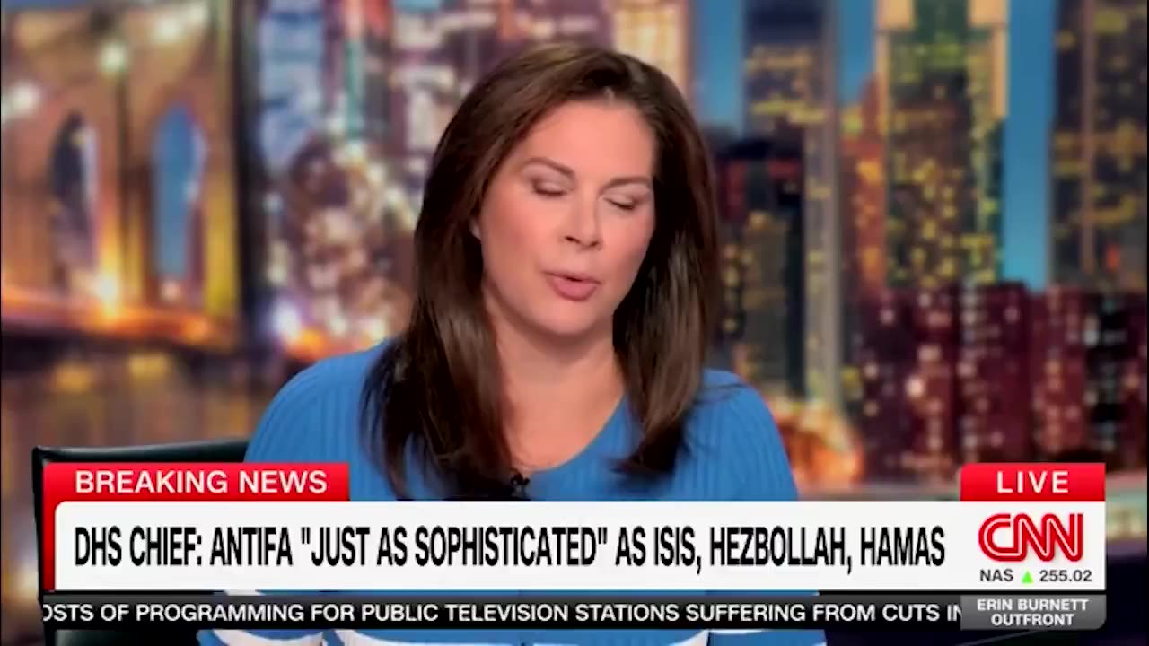 CNN’s Erin Burnett runs interference for Antifa: “Compared to right-wing extremists,