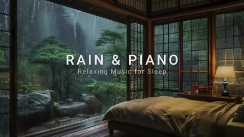 Relaxing Sleep Music + Insomnia | Rain Sounds for Stress Relief, Anxiety