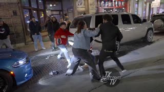 Wild Fight Breaks Out on 6th Street in Austin, TX – December 5, 2024