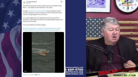 20,000 Pounds of Cocaine Seized – Why A Single Network Report the Biggest Drug Bust in 18 Years?