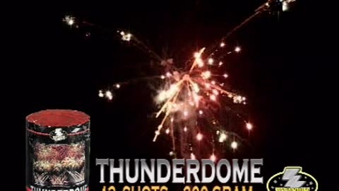 Titanium - Thunderdome - 200 Gram - 13 Shots Vuurwerk Cake