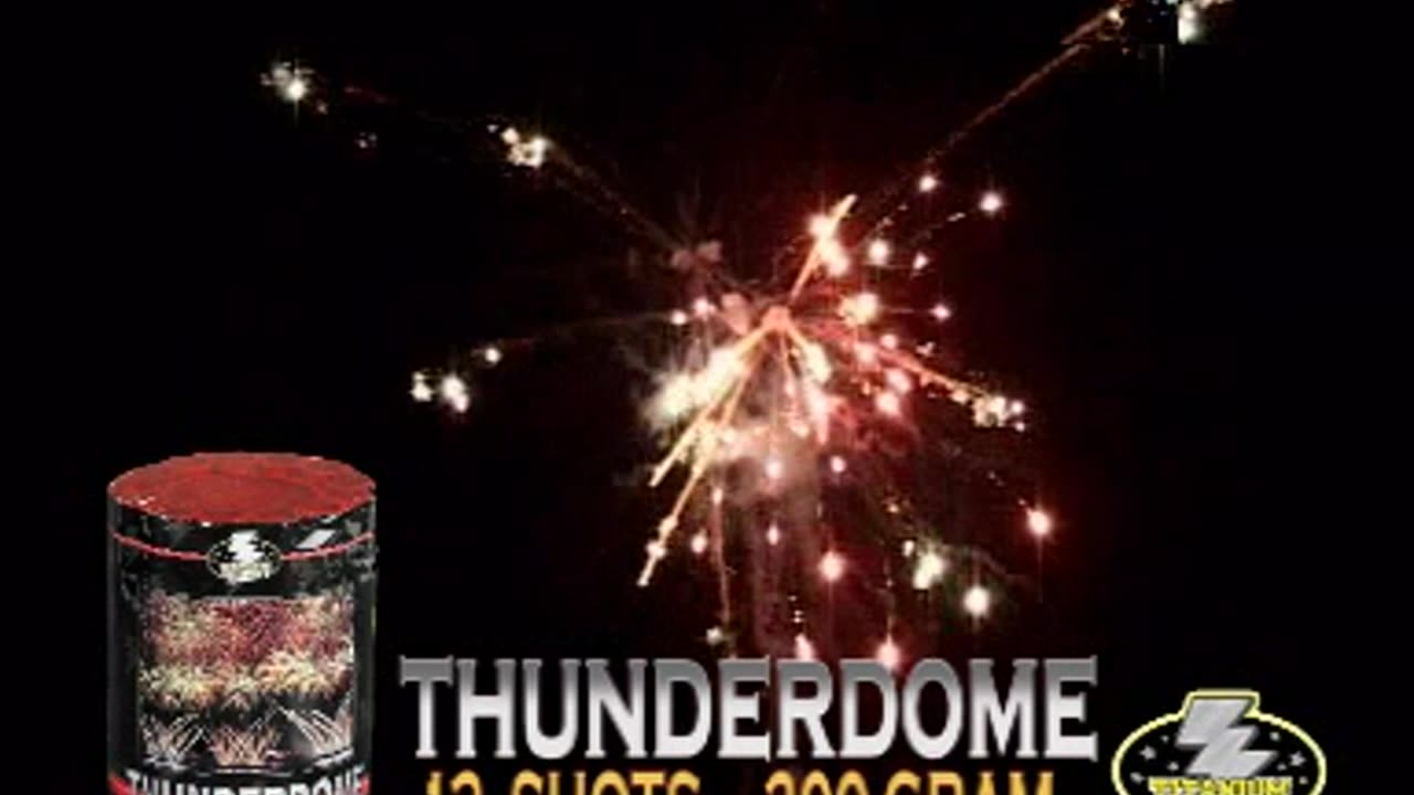 Titanium - Thunderdome - 200 Gram - 13 Shots Vuurwerk Cake