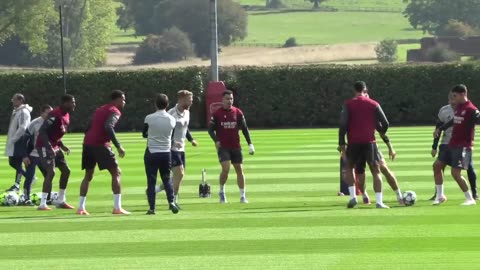 Saliba SLAPPED in Arsenal training!