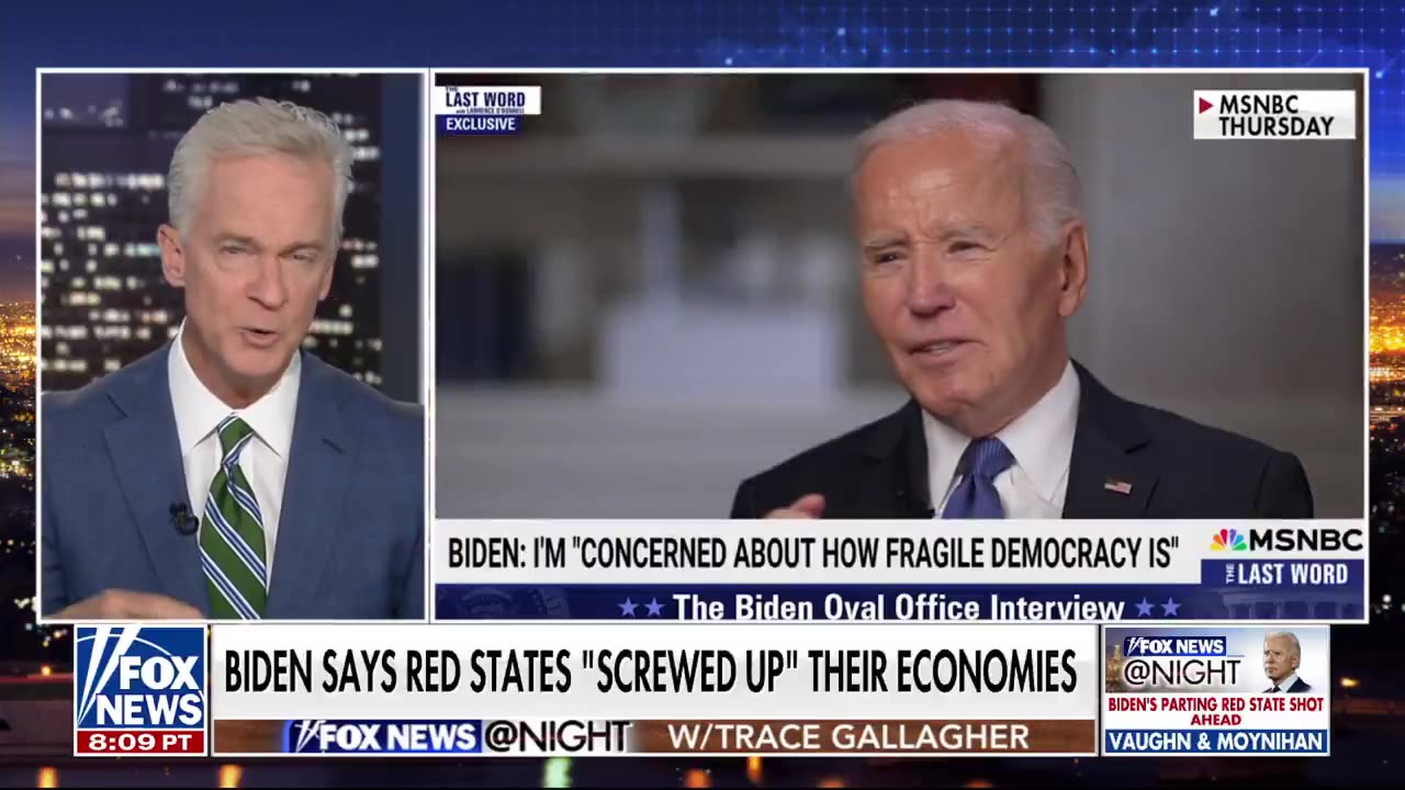 Biden says that throughout his presidency he was committed to being a President for ‘all Americans’