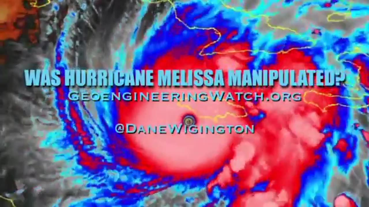 Was Hurricane Melissa Manipulated？