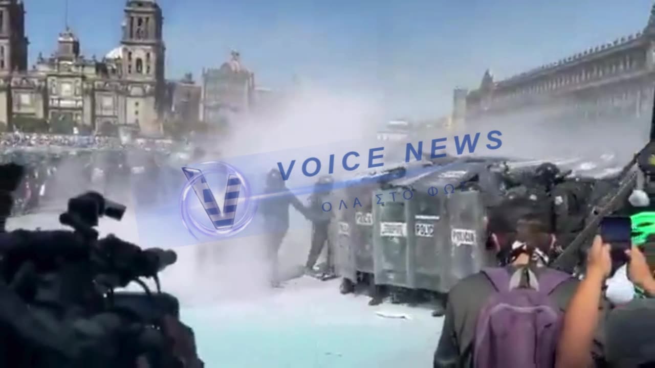 Μεγάλα επεισόδια κατά τη διάρκεια μαζικών διαδηλώσεων κατά της διαφθοράς, στην Πόλη του Μεξικό