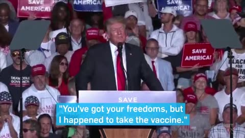 Trump urges supporters in Alabama to get vaccinated, gets booed at his own rally