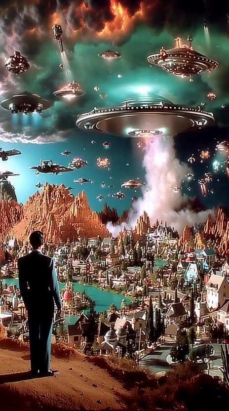 The video is made with AI, it may be artificial.