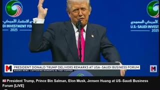 🇺🇸 President Trump, Prince Bin Salman, Elon Musk, Jensen Huang at US–Saudi Business Forum PT3