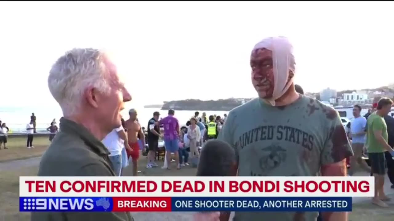 Crisis actor almost said why he was really there for, to play his part in this false flag