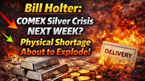 💥Bill Holter: COMEX Silver Crisis NEXT WEEK? Physical Shortage About to Explode!