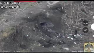 Russians Attack Ukrainian Soldiers Hiding in a Pipe Under the Railway