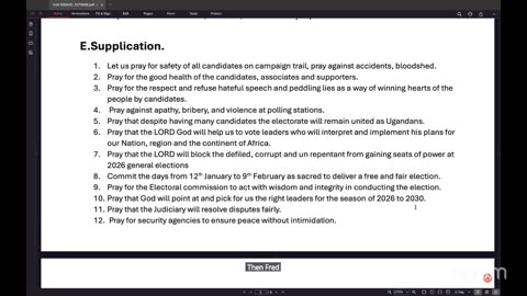 Day 49 – The 2026 Elections || CASTLE Intercessors