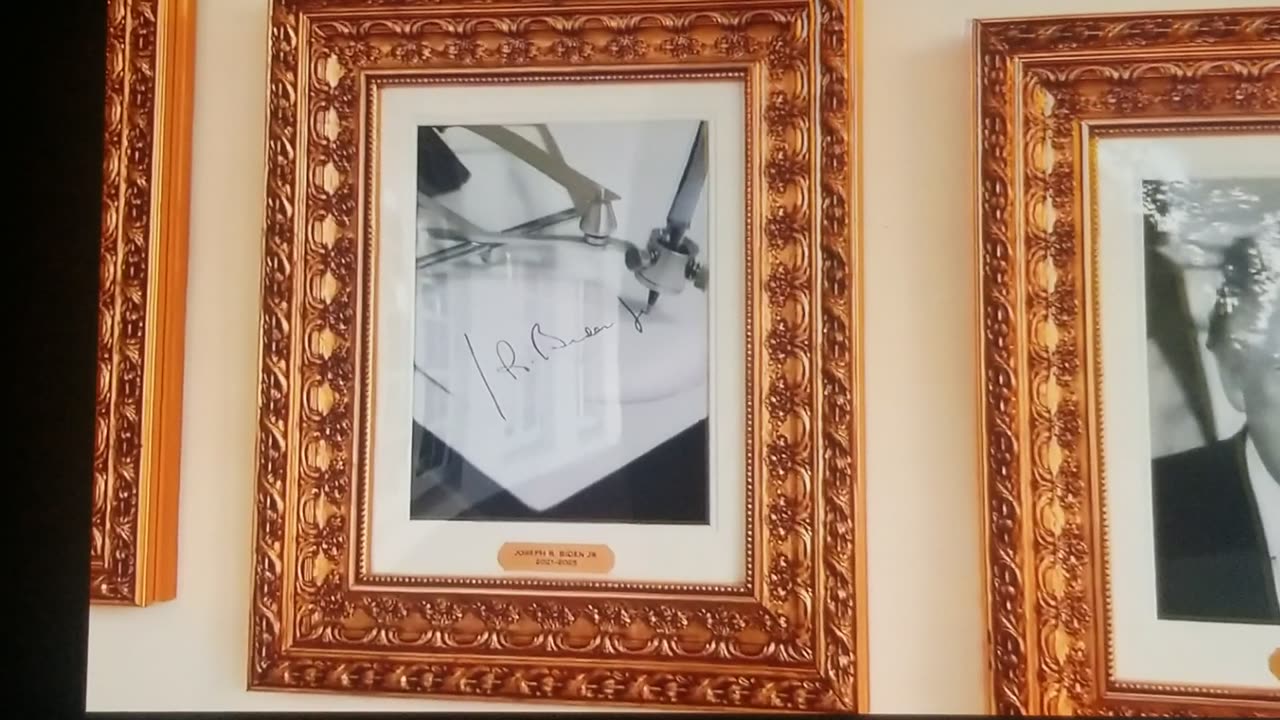 Presidential Wall in the White House