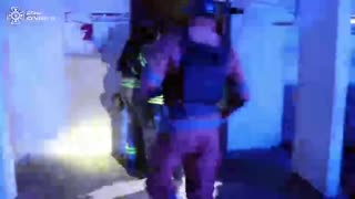 Rescuers in Sumy saved 12 residents of a high-rise building that caught fire as a