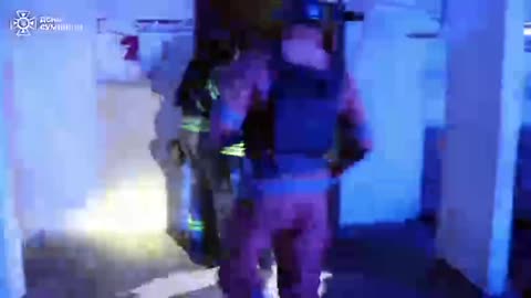 Rescuers in Sumy saved 12 residents of a high-rise building that caught fire as a