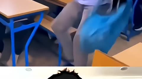 He wanted to fool the teacher. 😱