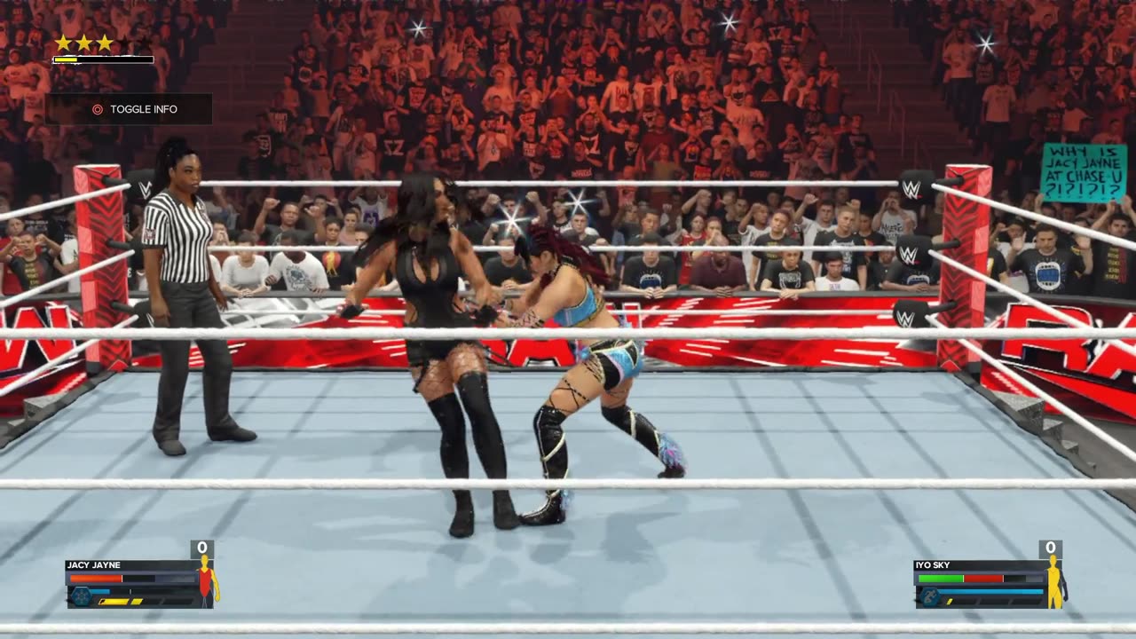 Jacy Jayne VS Iyo Sky at Raw Season 1 Episode 40