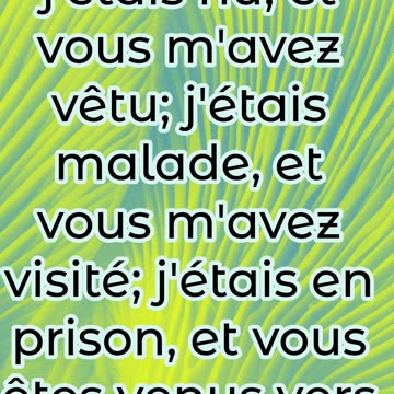 "La Compassion envers les Autres" Matthieu 25:36#shorts #youtube #jusus #ytshorts #shortvideo #yt