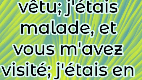 "La Compassion envers les Autres" Matthieu 25:36#shorts #youtube #jusus #ytshorts #shortvideo #yt