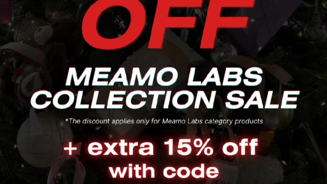 35% off Meamo Labs Range with code MANDA 3rd-15th Dec