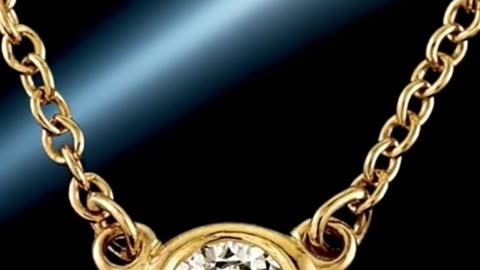 TIFFANY & CO. NECKLACE K18 YELLOW GOLD