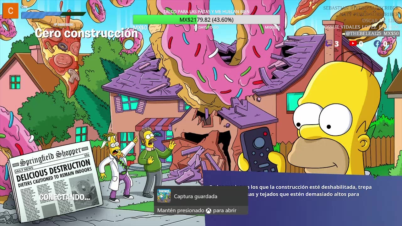 🤯 ¡Springfield INVADE Fortnite! - Pase de Batalla