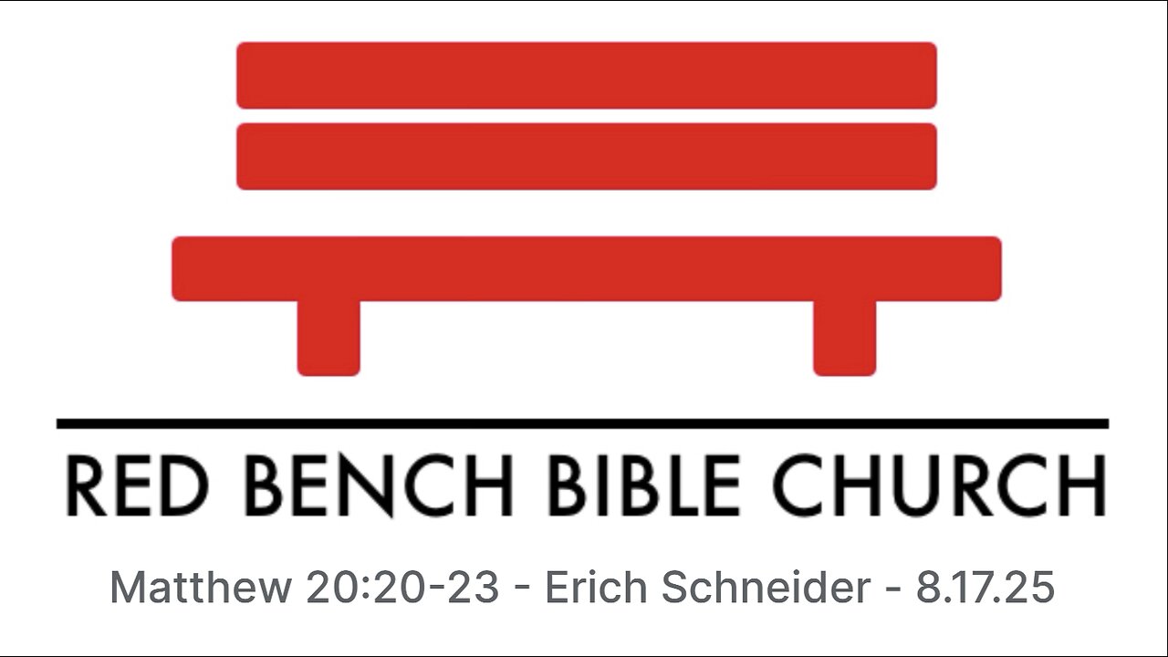 Matthew 20:20-23 - The Fight For Self-Promotion Is Pride At Work - 8.17.25