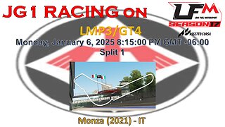 JG1 RACING on LFM - LMP3_GT4 - Monza (2021) - IT - Split 1