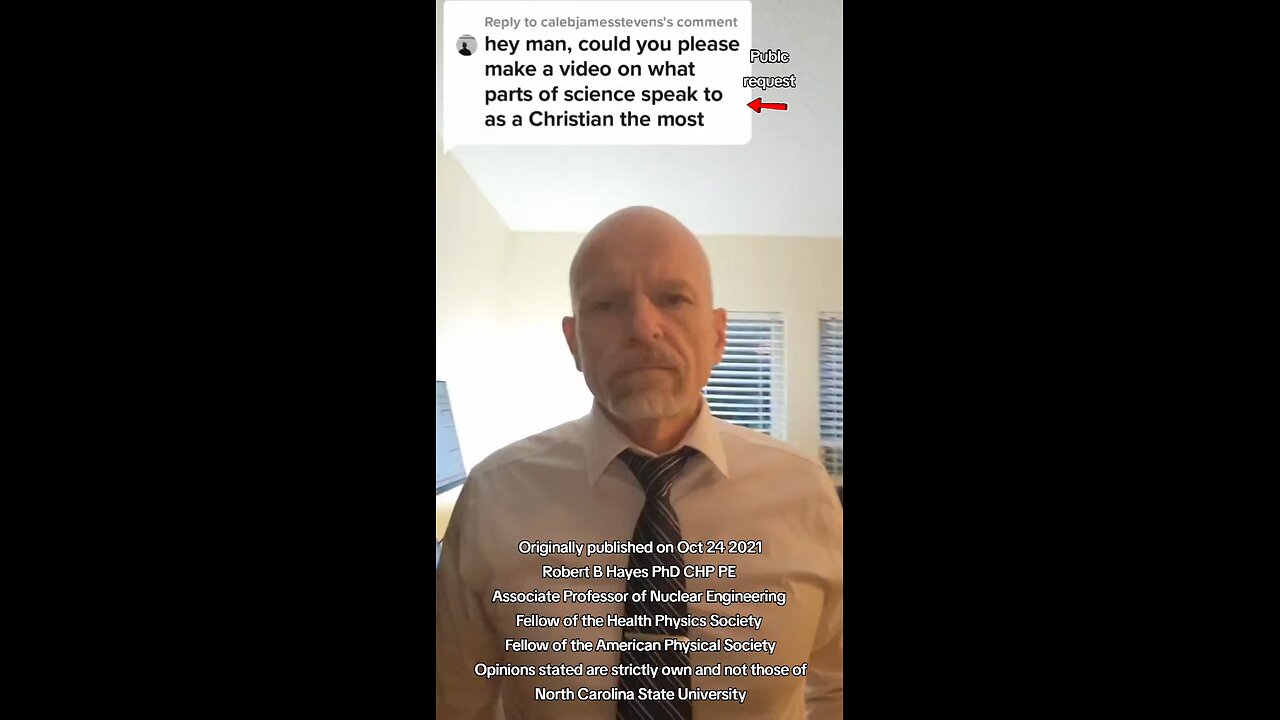 My perspective on Christianity and Science