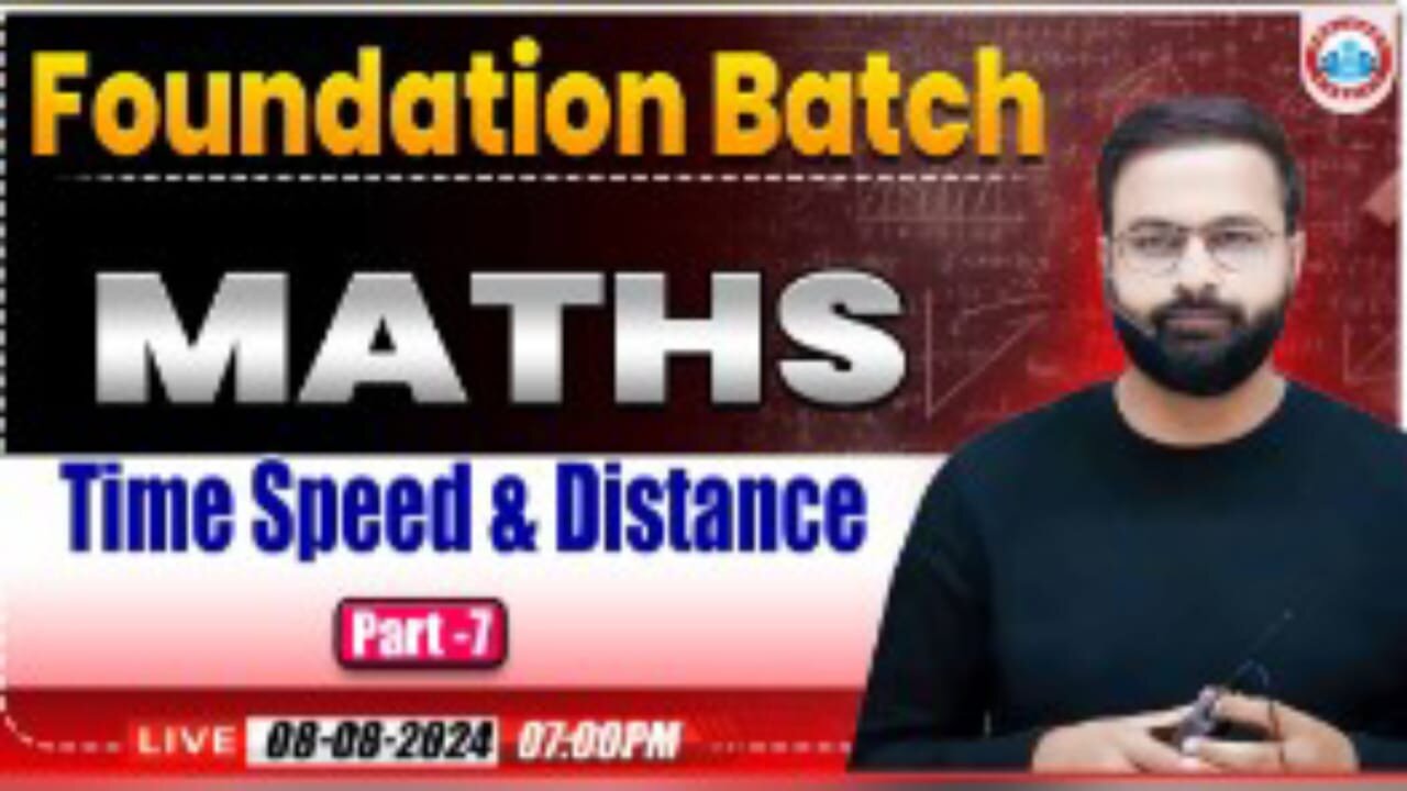 MATH CLASS, TIME AND SPEED CLASS #7