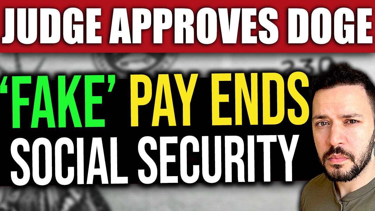 BREAKING: Judge Approves DOGE Social Security Probe! Targeting 'FAKE' Payments