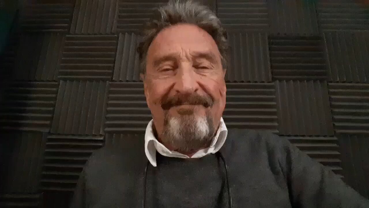 JohnMcAfee said hedonated laptops tothe usgovernment and hefound that some of the highest government