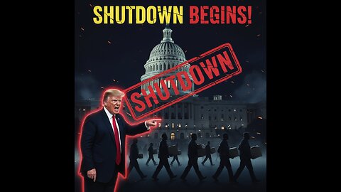 Government Shutdown Begins: Trump Blames Dems