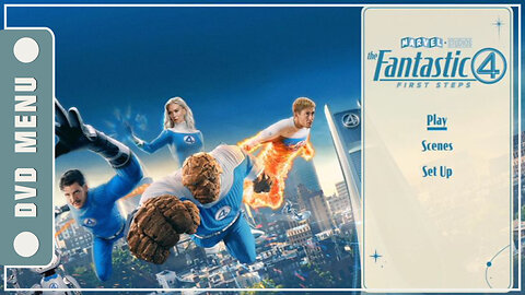 The Fantastic Four: First Steps - DVD Menu