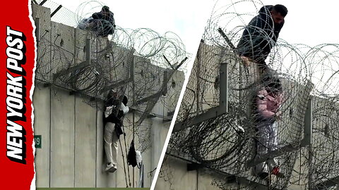 Palestinians scale separation wall in risky bid to reach Jerusalem