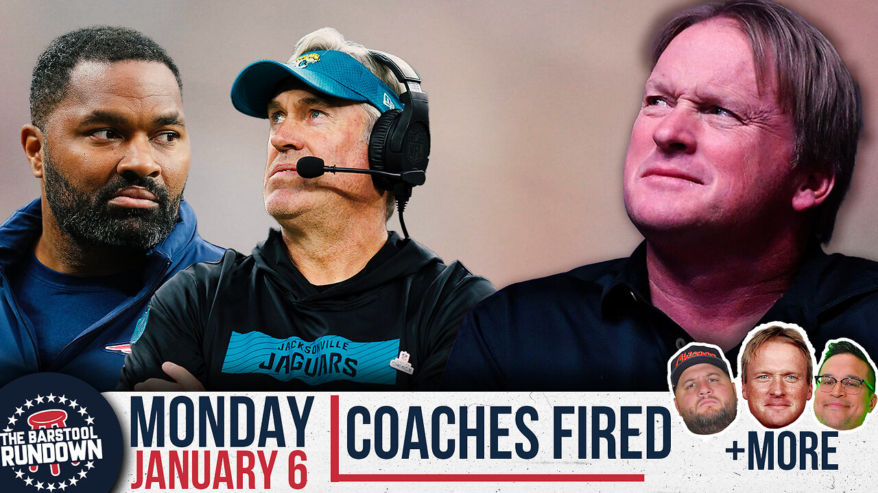 Jon Gruden Reacts To NFL Coaches Getting Fired - Barstool Rundown - January 6th, 2025