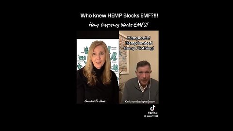 Hemp blocks EMFs. This plant is amazing with all of its utilities. - Ron Wilson