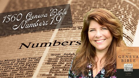 "1560 Geneva Bible Numbers 19: The Red Heifer"