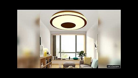 AC220V/110-240V 38cm LED RGB Music Ceiling Lamp bluetooth APP+Remote Control Kitchen Bedroom Review