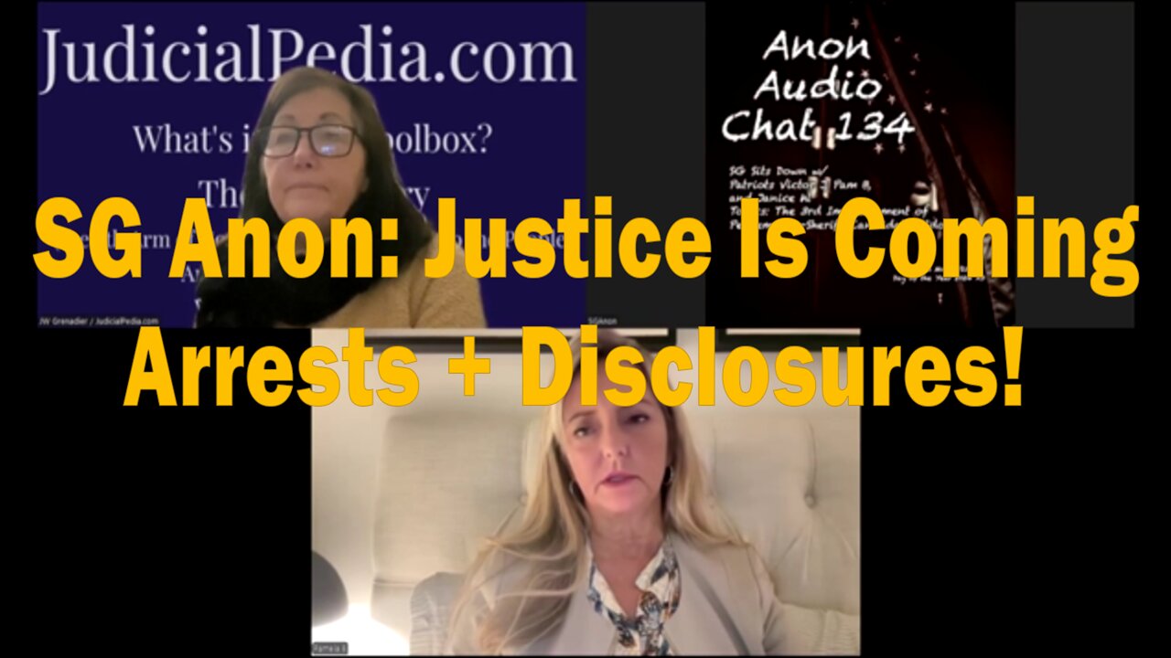 SG Anon: Justice Is Coming - Arrests + Disclosures!